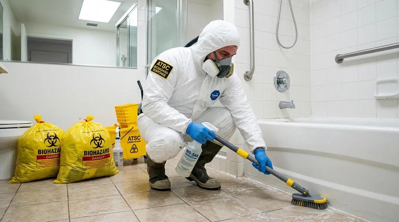 Decontamination equipment deployed for Blood Cleanup in Rutherford